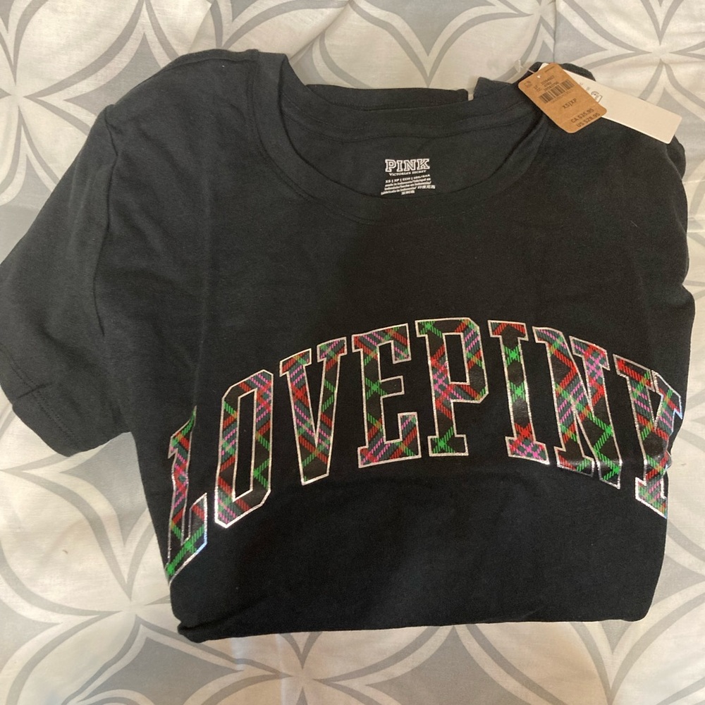 - - NwT Pink.  Victoria secret “love pink” tee shirt. Sx